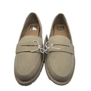 DV by Dolce Vita Ladies' Size 6.5 Lug Loafer Shoes Tan Cream NEW W TAGS NO BOX